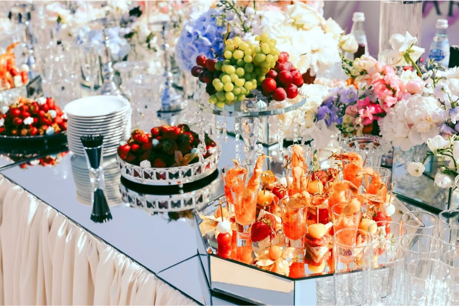 centerpieces at wedding receptions nyt